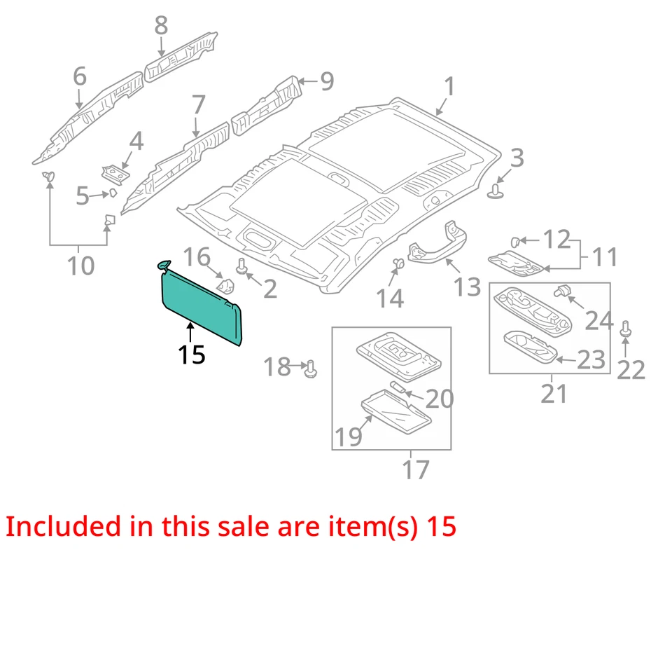 Espejo parasol izquierdo Suzuki Aerio Driver 2002-2004 beige oscuro UJF7C Foto 3 de 4
