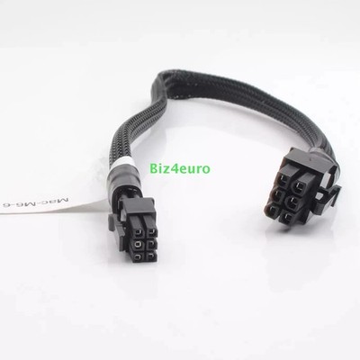 Mini 6Pin to 6 Pin PCIe Graphics Video Card GPU Power Cables 35cm for Mac Pro G5