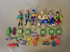 Set of 6 Toon Teenage Mutant Ninja Turtles 1992 Playmates Vintage Action Figures