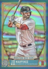2021 Gypsy Queen Baseball Chrome Box Topper Indigo Ref #200 J.D. Martinez /150