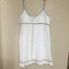 Vestido Lollia PJ Lencería Camisón Noche Sin Mangas Vestido Tienda para Buen Algodón Lino Nuevo con Etiquetas