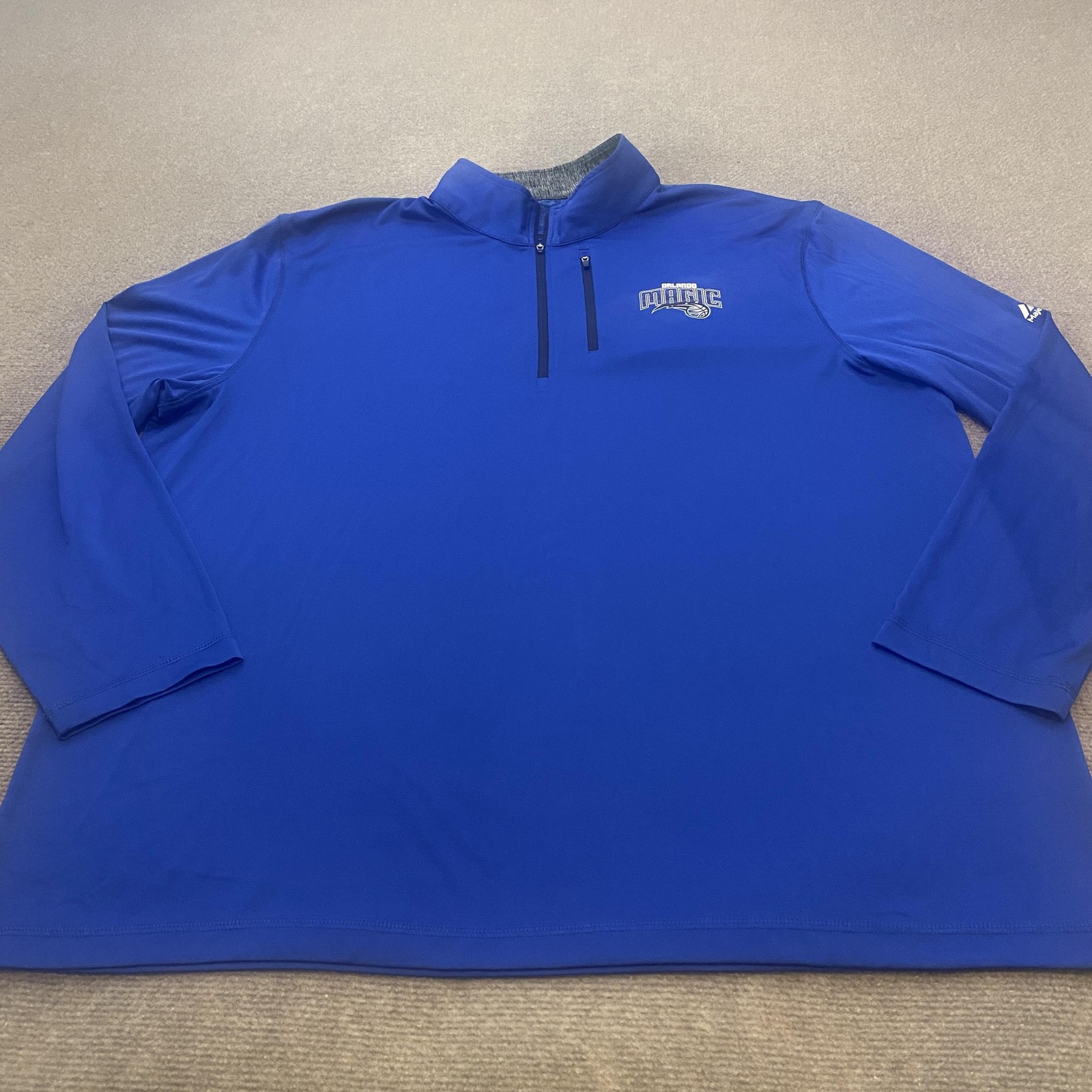 Orlando Magic Shirt Mens 2XL NBA Basketball Long Sleeve Quarter Zip Pullover