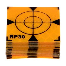 20pcs Reflector Target Sheets 30mm Self-adhesive Reflective Survey Target Yellow