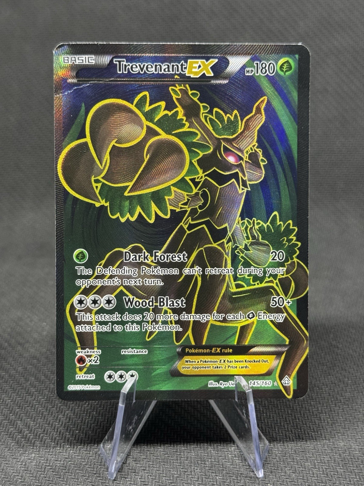 Trevenant EX 145/160 Primal Clash Full Art LP/DMG Pokemon Card SEE PICS