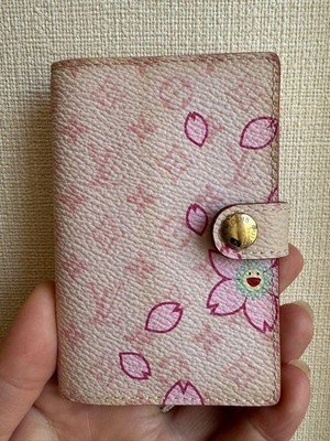 LOUIS VUITTON Takashi Murakami Cherry Blossom Agenda Mini Notebook