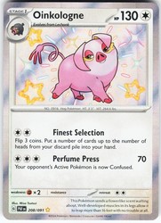 Oinkologne 208/091 Shiny Rare Paldean Fates