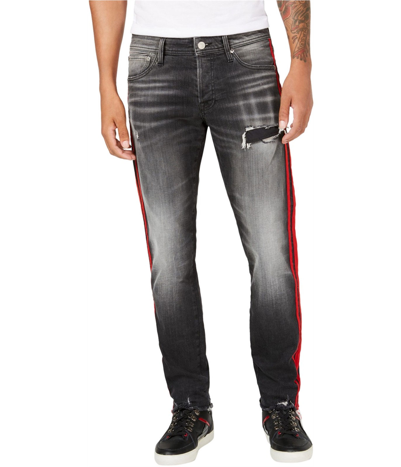 Мужские джинсы Glenn Slim Fit от Jack - Jones черные 33W x 32L 7690₽