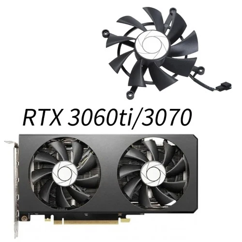 Graphics Card Cooling Fan for RTX3060ti 3070 Twin Fan OC Machine Cooling
