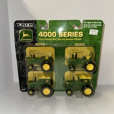John Deere 4000 Series 4 Piece Tractor Set 1/64 - Ertl 15216 *Out of Production*