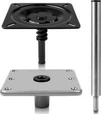 Boat Seat Pedestal Base Mount Kit Package, 3/4 Inch System Includes 7x7 Inch ...
