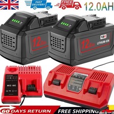 12AH Battery For Milwaukee For M18 LITHIUM Extended Capacity Battery 48-11-1840