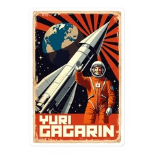 Yuri Gagarin Cosmonaut – Bubble-free stickers