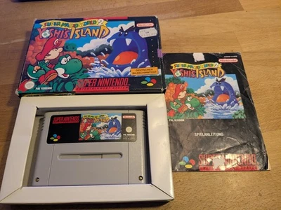 Super Mario World 2 Yoshis Island Super Nintendo SNES Boxed PAL CIB OVP - Bild 1 von 4