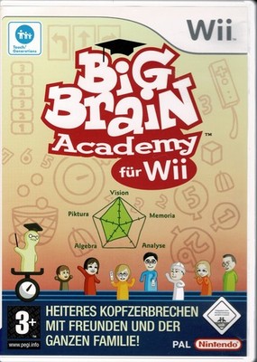 Big Brain Academy Nintendo Wii Spiel Gehirnjogging Denksport Rätsel Deutsch PAL
