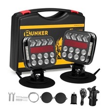 Wireless Trailer Lights Kit, Adjustable Magnetic Towing Lights with Model 1