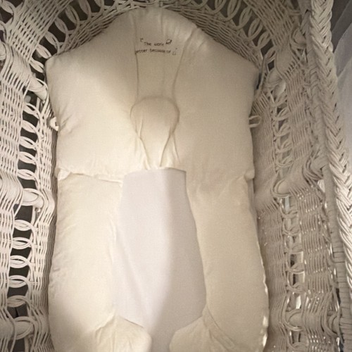 DACRON FRESH Anti-Bacterial Soft Portable Oval Bassinet Insert Pillow White