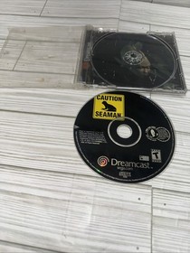 Caution Seaman (Sega Dreamcast - 2000) Game Only No Mic
