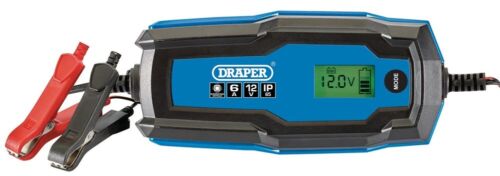 DRAPER 53490 - 6/12V Smart Charger and Battery Maintainer 6A