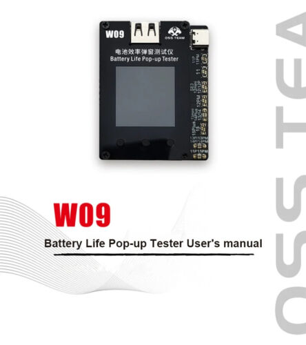Probador emergente de eficiencia de batería W09 Pro para iPhone 11-15 sin necesidad de cable externo - Imagen 9 de 22