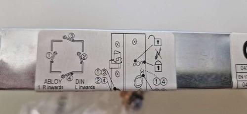 Elektro-Sicherheitsschloss Fluchttürschloss ABLOY EL460 30/24 - Bild 5 von 16