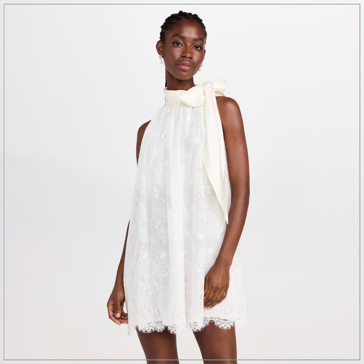 The Vampire's Wife $2690 Mini Athena Lace and Satin Runway Dress