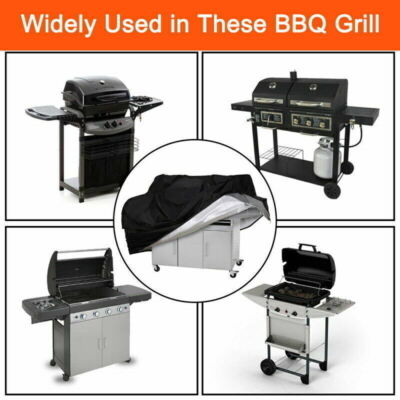 Grillabdeckung BBQ Grill Abdeckhaube Brenner Gasgrill Schutzhülle Haube DH