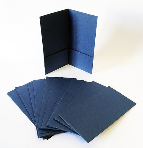 12 x blau gefalteter Geschenkgutschein Geldhalterungen aufrecht Hochformat Stil (UK-Bestand) - Bild 6 von 12