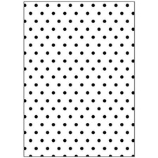 Embossing Polka Dots Design Folder Punching Sizzix Cuttlebug Machines Card Craft