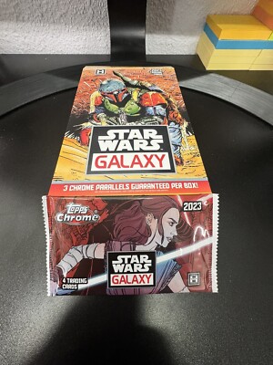 Topps Star Wars Galaxy Chrome 2023 - Hobby Box Scellée - Version Anglaise