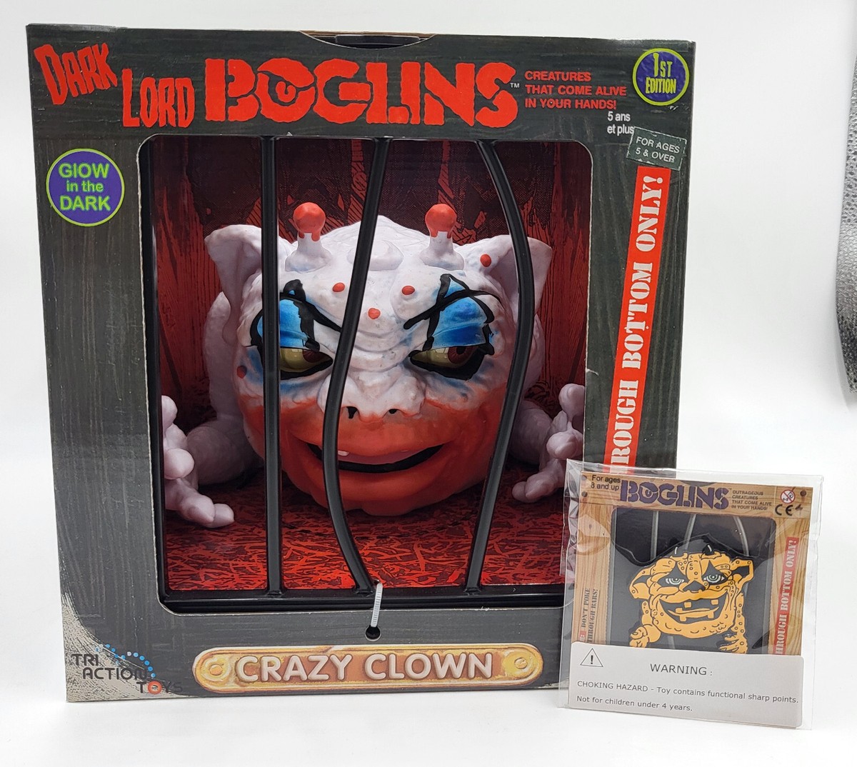 Boglins Dark Lord Crazy Clown 1st Edition Glow In The Dark 8