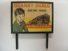 Hornby-Dublo Electric Trains - Model Railway Billboard - N, OO & O Gauge