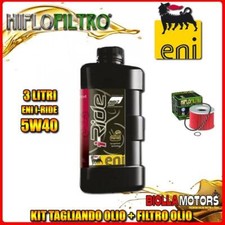 KIT TAGLIANDO 3LT OLIO ENI I-RIDE 5W40 TOP SYNTHETIC YAMAHA FZX700 S,SC,T,TC 700