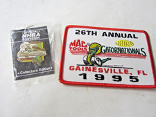 NHRA 95 Original 26th Annual Gatornationals Gainesville FL DRacing Event Patch+