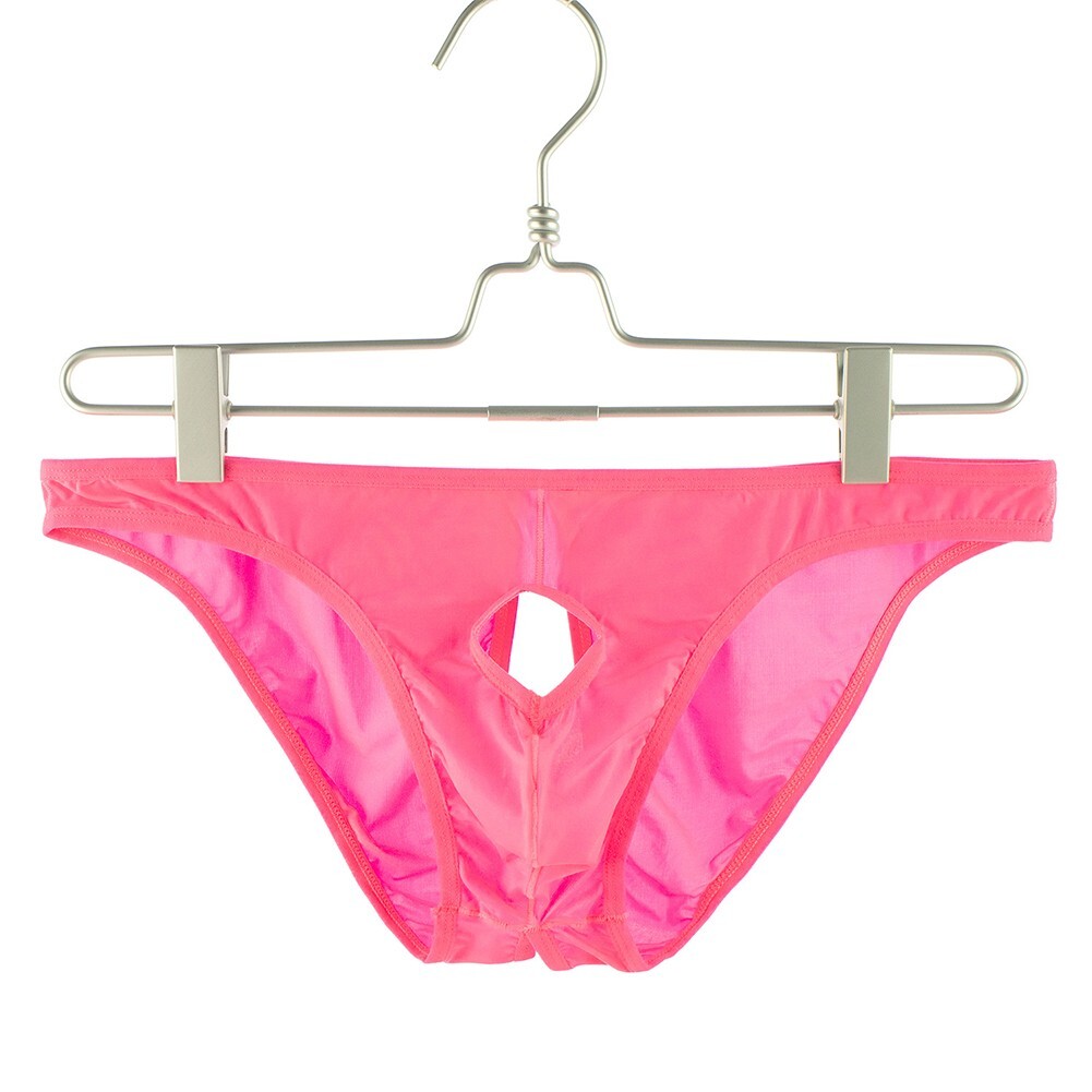 Sexy Low Waist Mens Open Crotch Underwear Backless Briefs Thong Panties