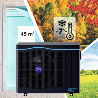 Pool Wärmepumpe Full-Inverter 9 kW Poolheizung Luft Wasser mit WLAN Modell 2026