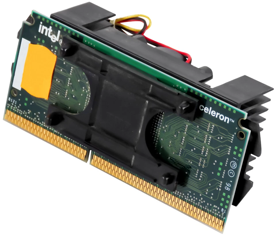 Intel Celeron SL2WN 333MHz Slot 1 + Cooler BF - Image 2 of 2