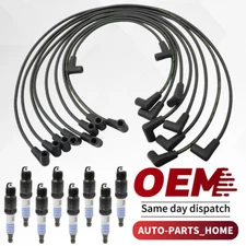 Electronic Ignition HEI Spark Plug Wire & Plug set For Chevy SBC BBC 454 383 350