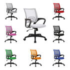Home Office Chair Ergonomic Desk Chair Mesh Mid Back Adjustable Computer Chair