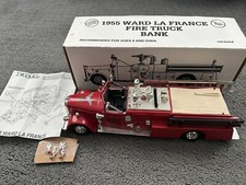 1955 Ward LaFrance FDNY Fire Truck bank - ERTL 1994 Die Cast metal 1/30