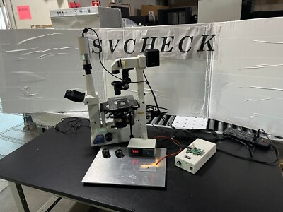 Nikon Eclipse TE200 Phase Fluorescence Microscope Filters/Lenses/Qimaging Exi
