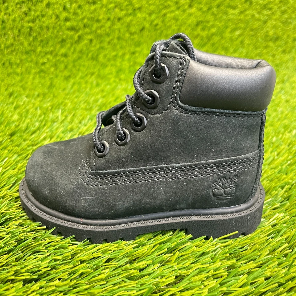 Timberland первоклассный 6 дюймов ребенка ясельного возраста размер 5C черный Athletic туризм водонепроницаемый ботинки - Изображение 3 из 4