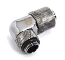 Bitspower G1/4 Black Sparkle Dual Rotary 90-Degree Compression BP-BS90R2LCPF-CC2