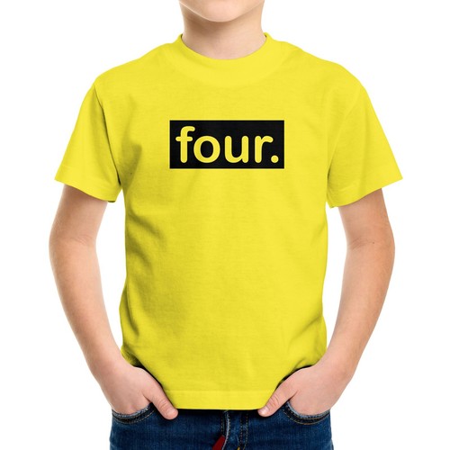 Toddler Kids Youth T-shirt 4th Birthday Shirt 4 Year Old boy Birthday Fourth - Picture 16 of 17