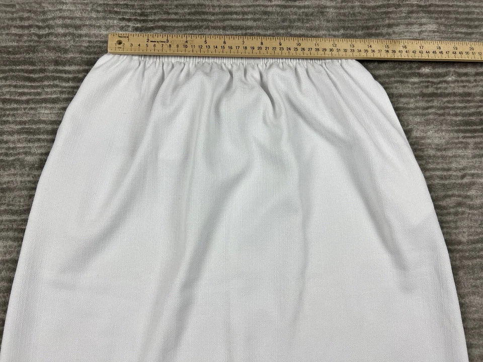 Falda Bonworth Mujer Pequeña Mediana Blanca Bolsillos Largos Poliéster Informal Foto 4 de 4