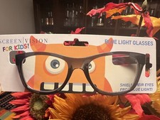 ICU EYE WEAR KIDS BOY GIRL SCREEN VISION BLUE LIGHT GLASSES COMPUTER 7741150 NEW