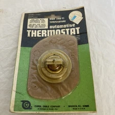 VINTAGE CAROL CABLE CO CP9180 AUTOMOTIVE THERMOSTAT 1950-1960 HIGH TEMPERATURE