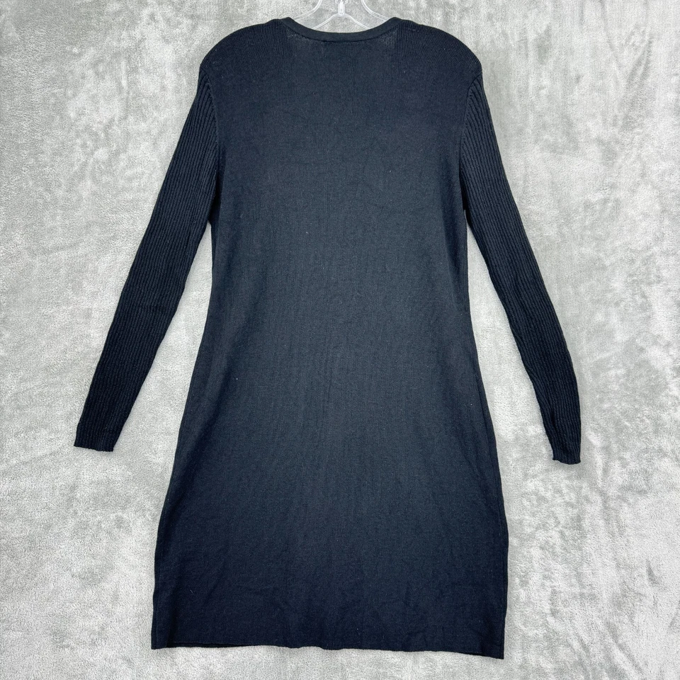 Vestido Suéter Vintage Carole Pequeño Grande St Tropez Oeste Botón Frontal Minimalista Foto 2 de 4