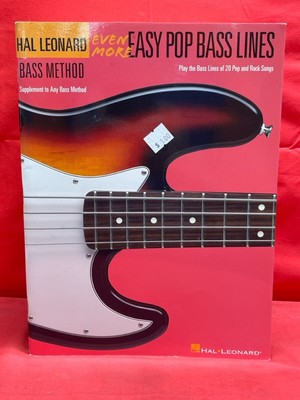 Even More Easy Pop Bass Lines - Supplemental Songbook to Book 3 (SS2130518)