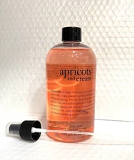 Philosophy Apricots and Cream Body Spritz 16 fl oz Spray Bottle (With Pump) NEW