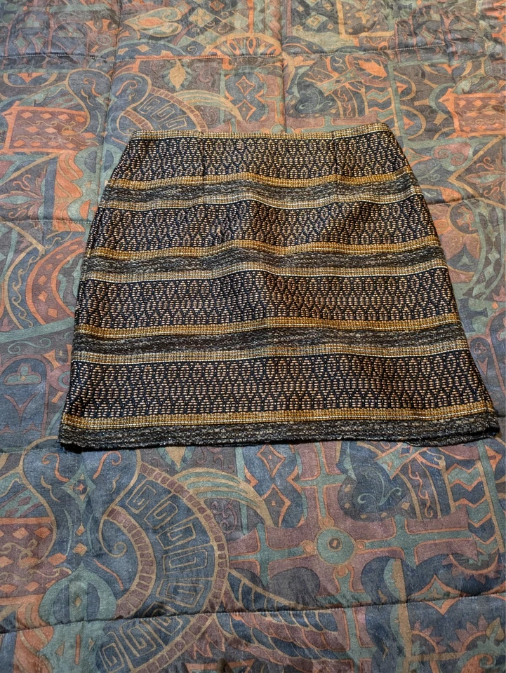 Minifalda a rayas invierno - Imagen 1 de 4